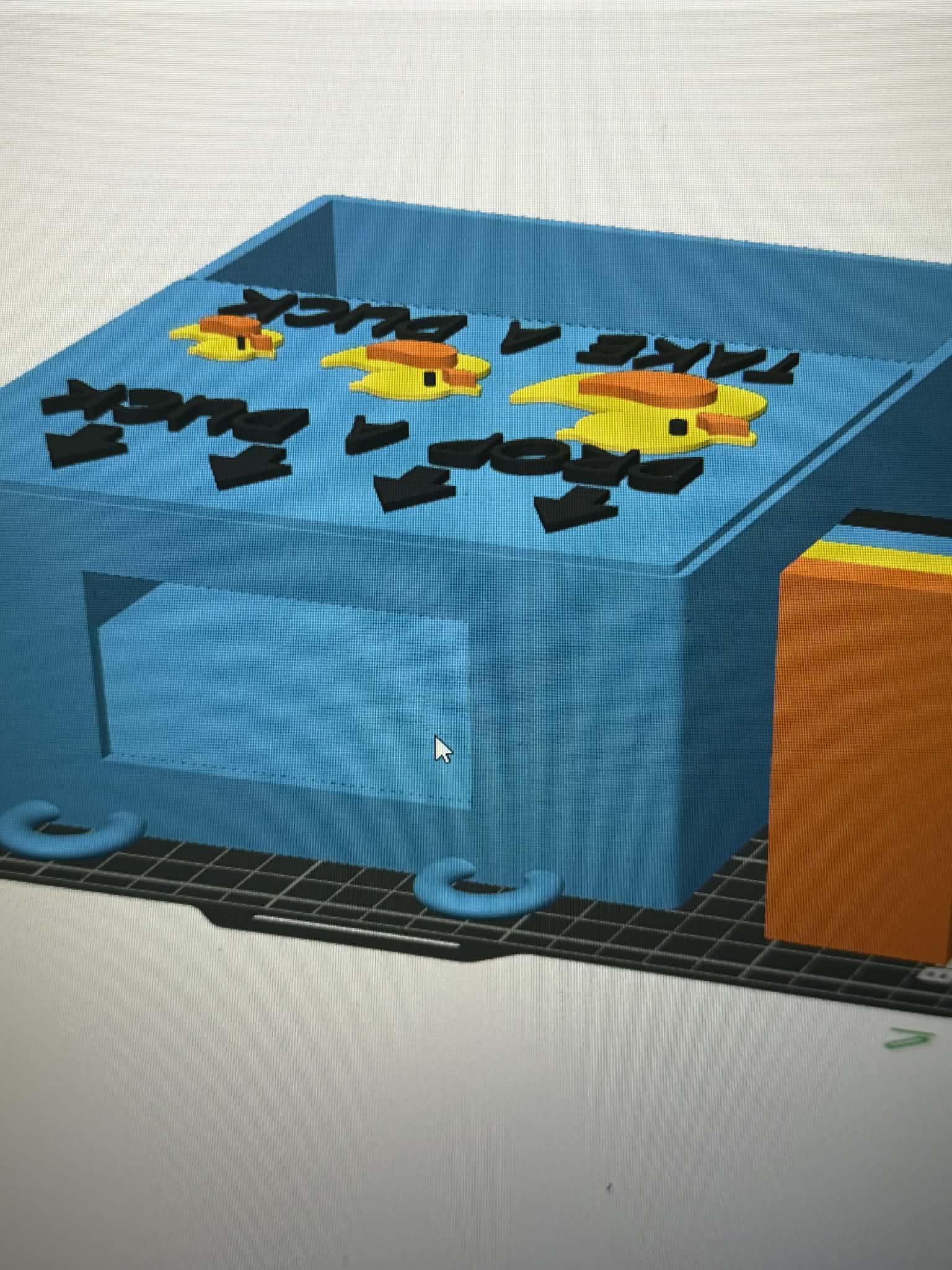 3D Cruise Duck Drop Box 3MF