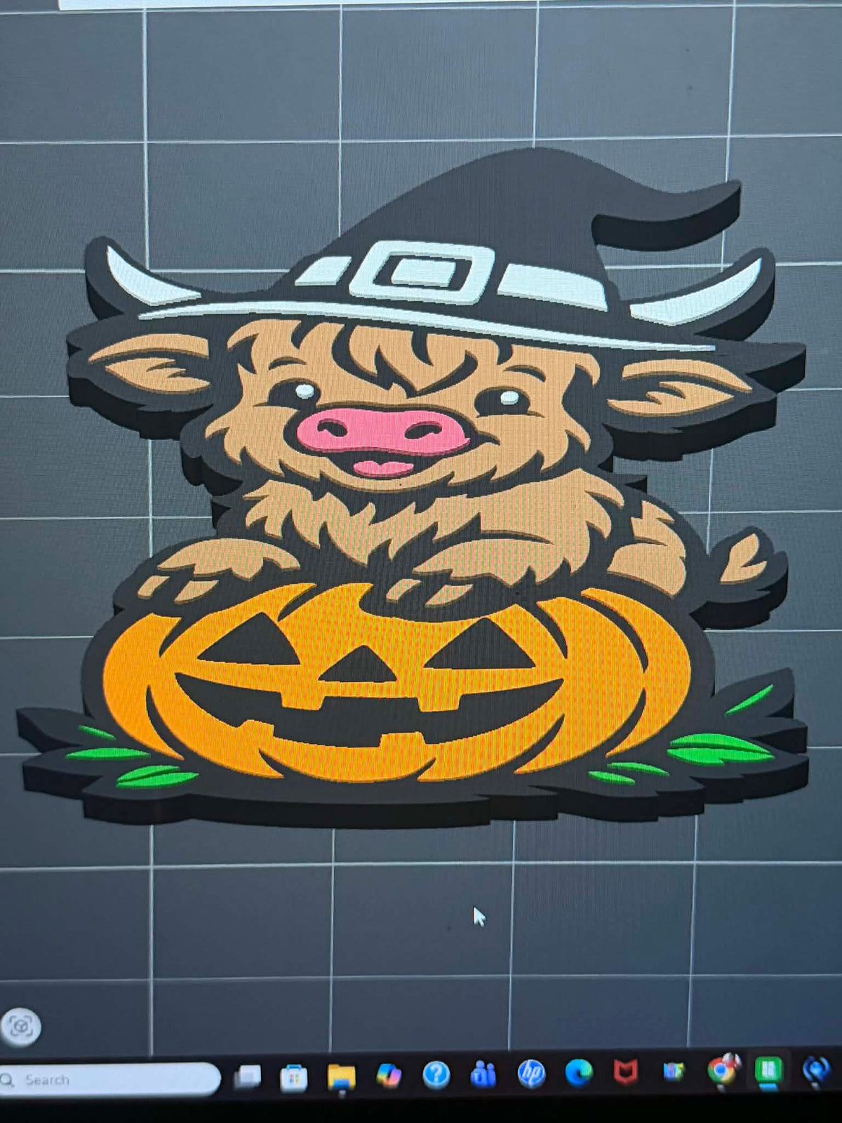 Halloween Cow Set STl File