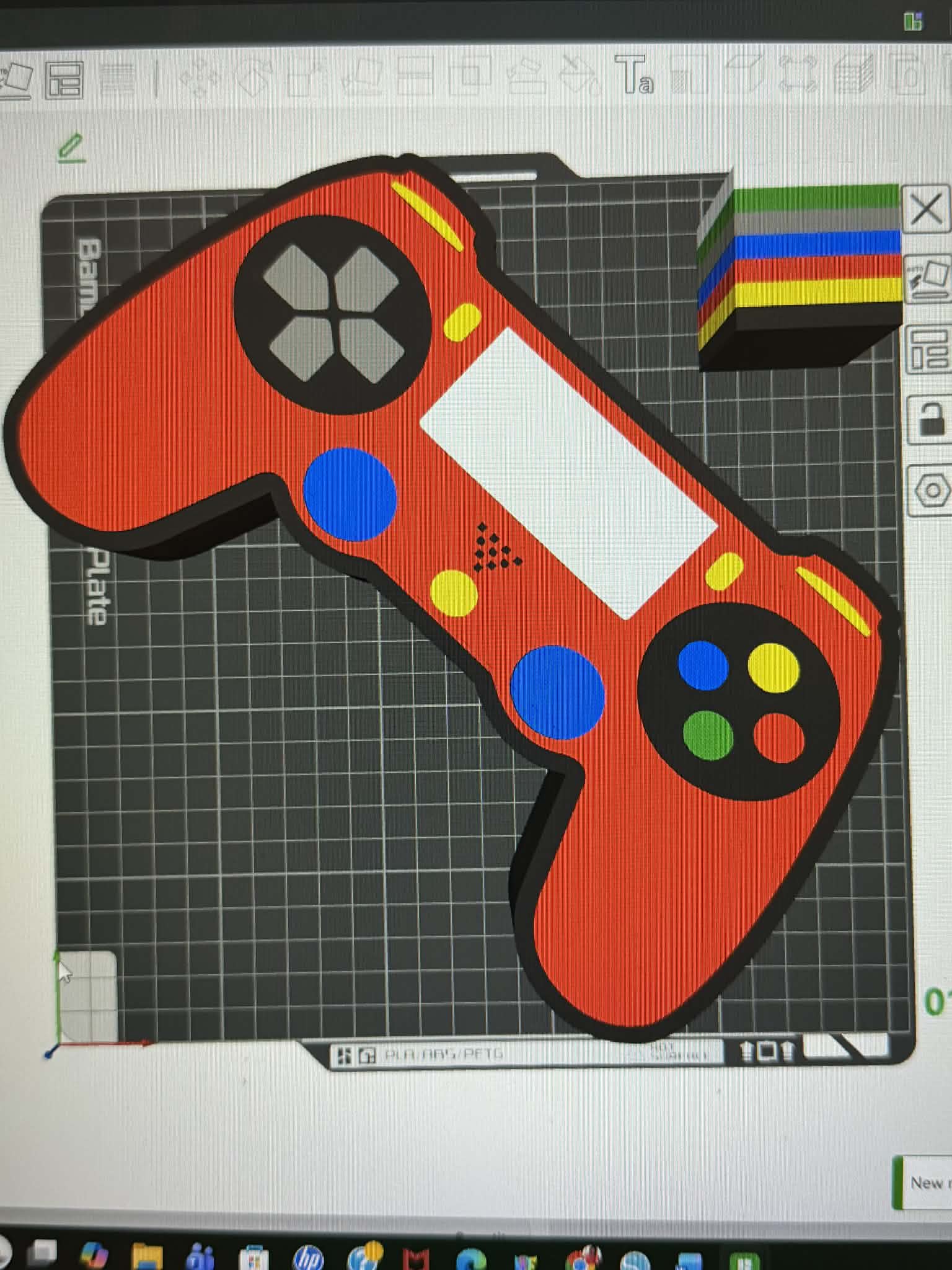 3D PS Controller Box 3MF