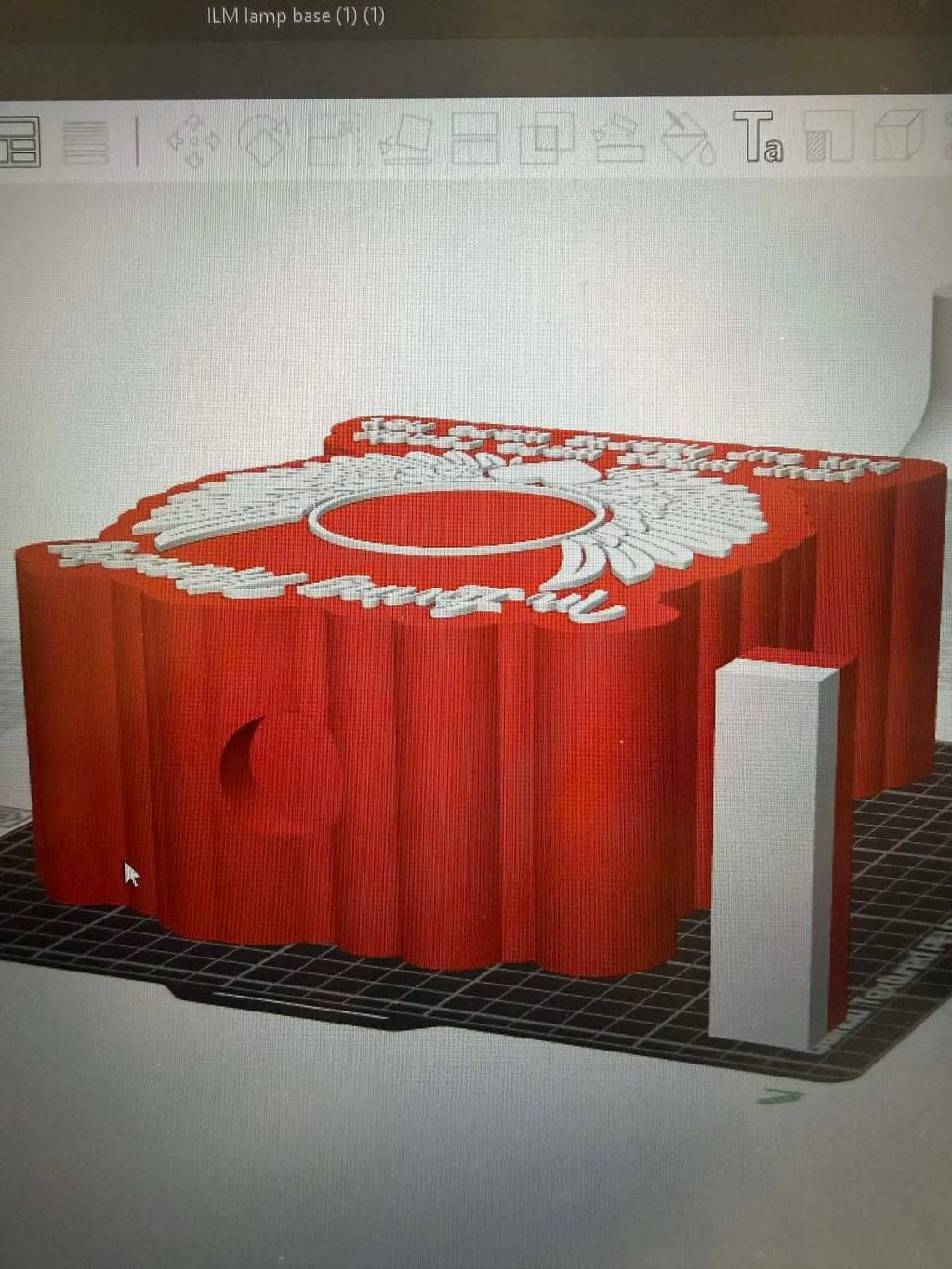 3D Memorial LED Lamp Base