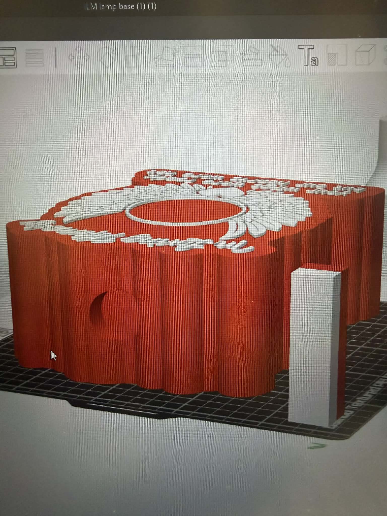 3D Memorial LED Lamp Base