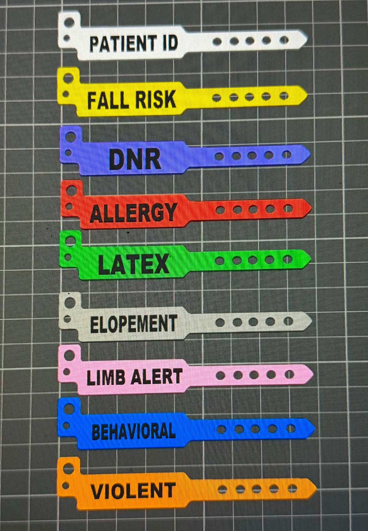 Medical Alert Bands STL File
