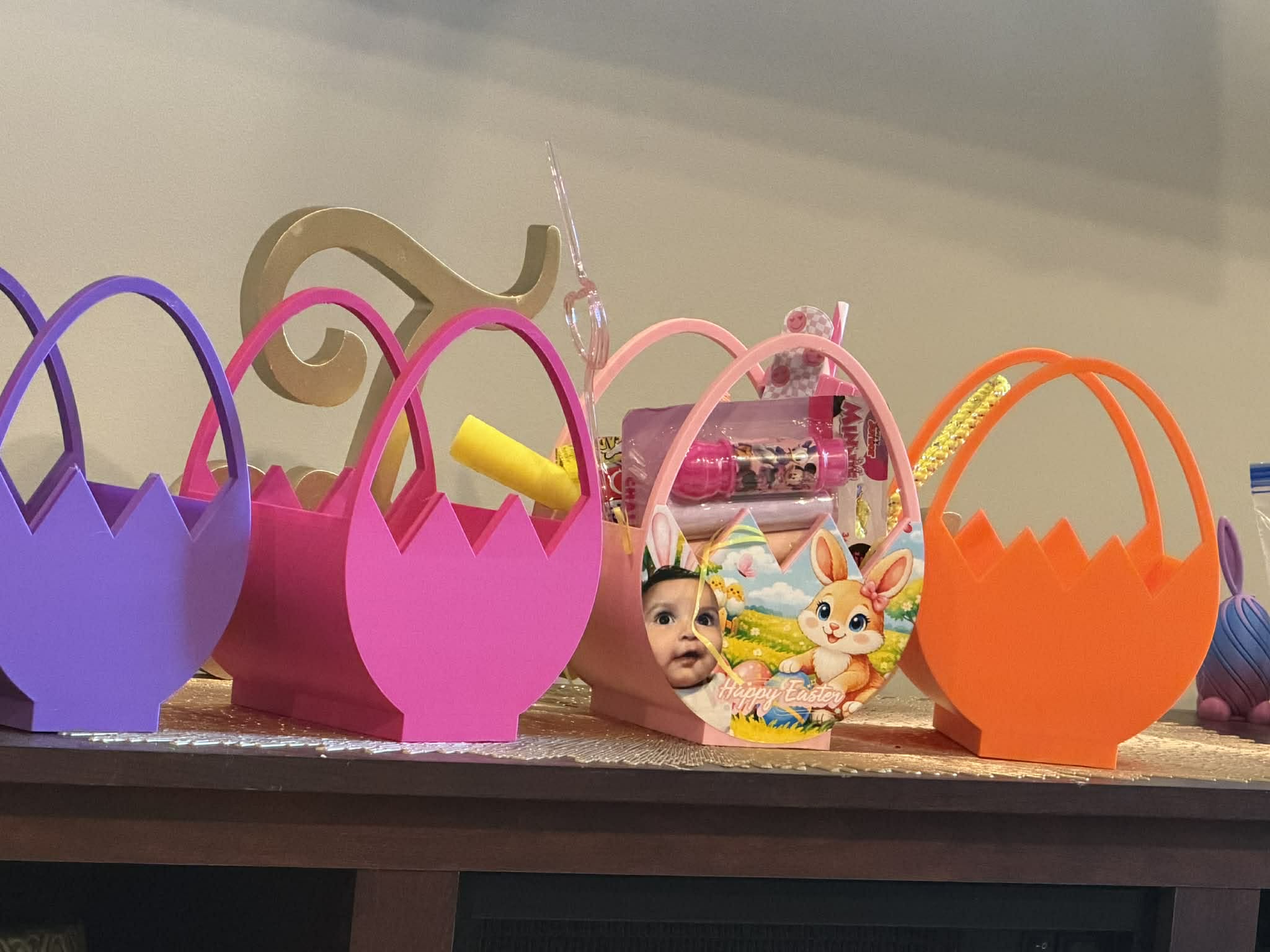3D Easter Egg Basket STL