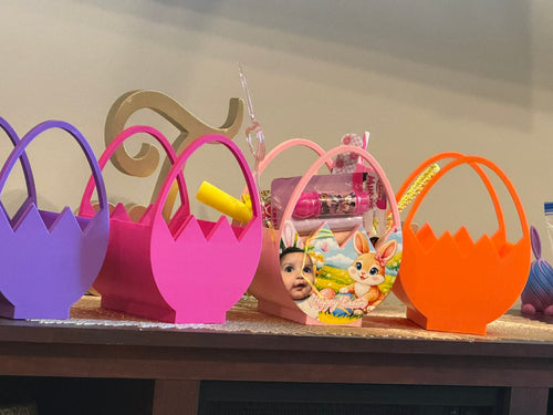 3D Easter Egg Basket STL
