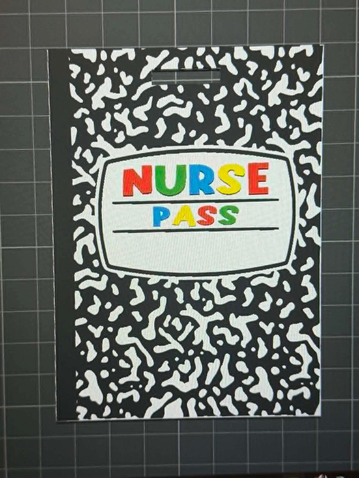 3D School Hall Passes Files