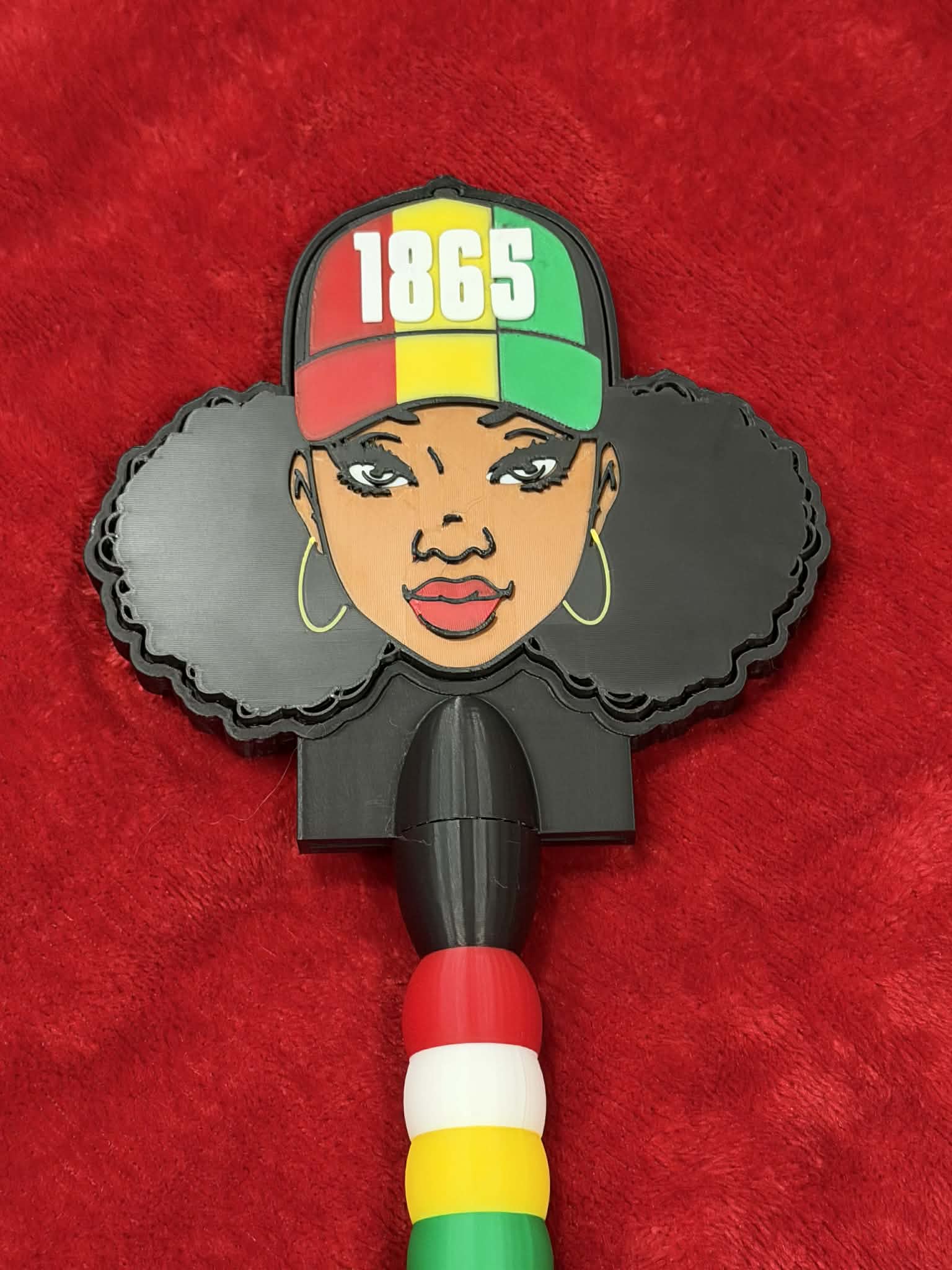 Juneteenth Girl Tap Wand 3mf file ONLY