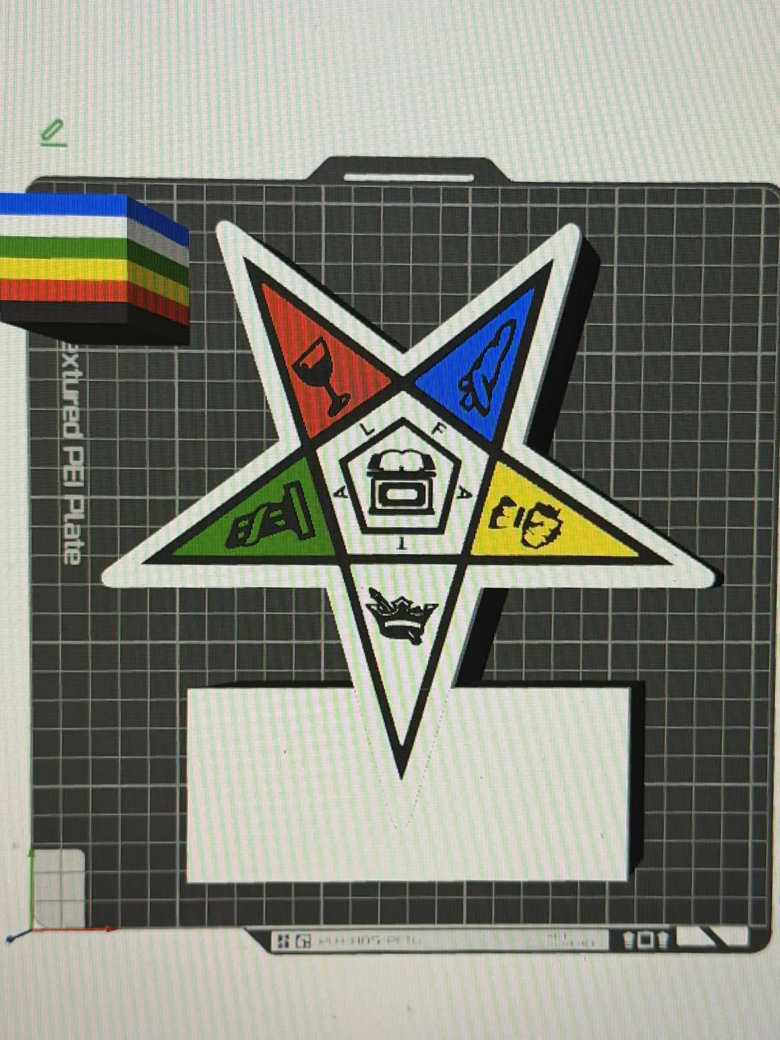 3D Order of the Easter Star Lamp Base 3MF
