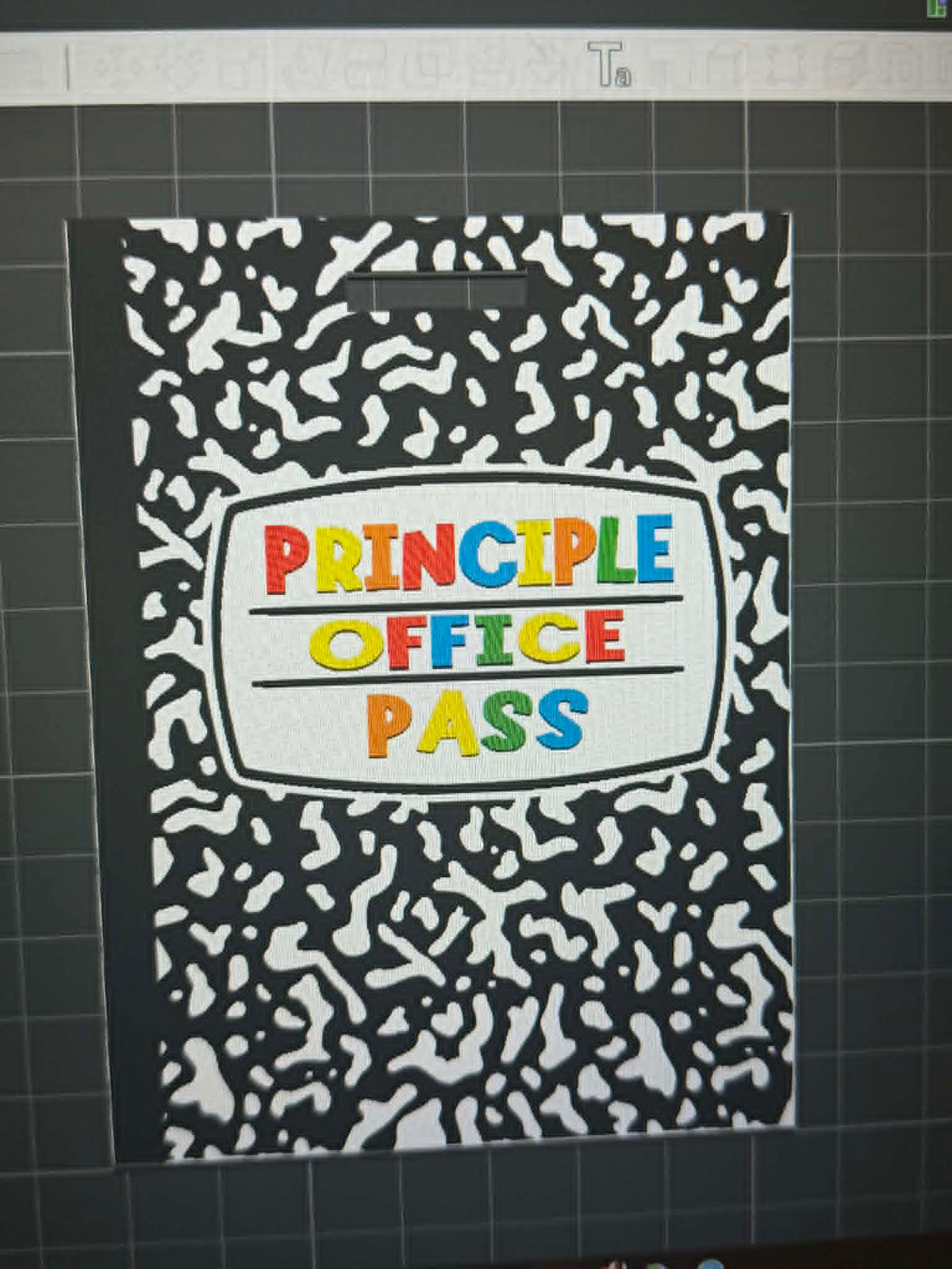 3D School Hall Passes Files