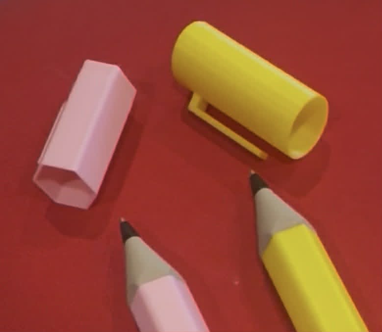 Double Sided and Single Pencil Pen Lid STL