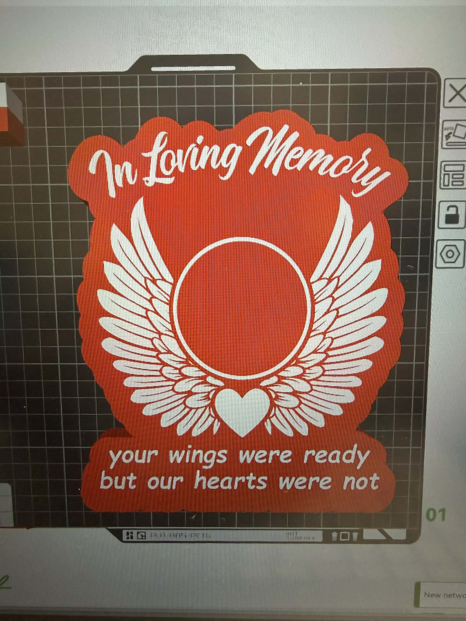 3D Memorial LED Lamp Base