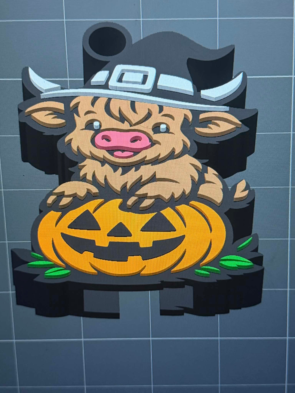 Halloween Cow Set STl File