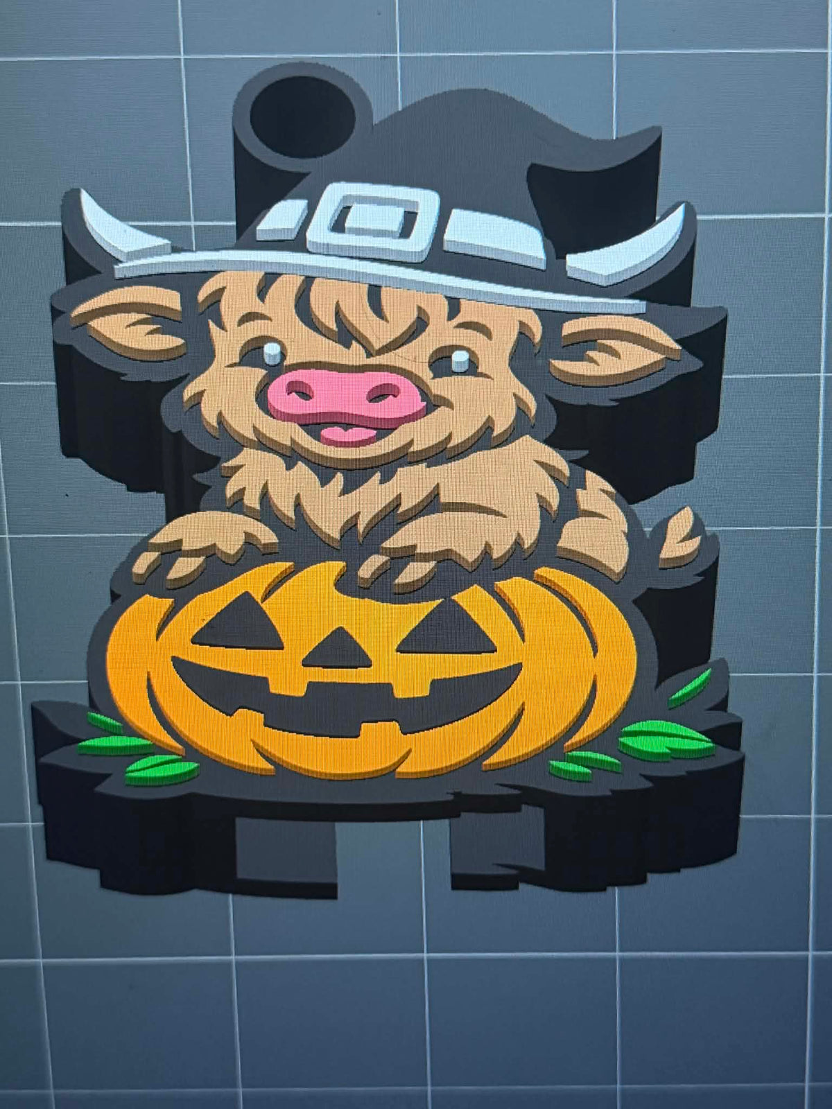Halloween Cow Set STl File