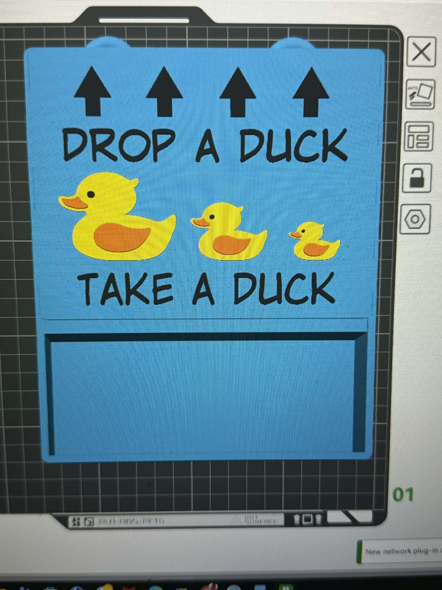 3D Cruise Duck Drop Box 3MF