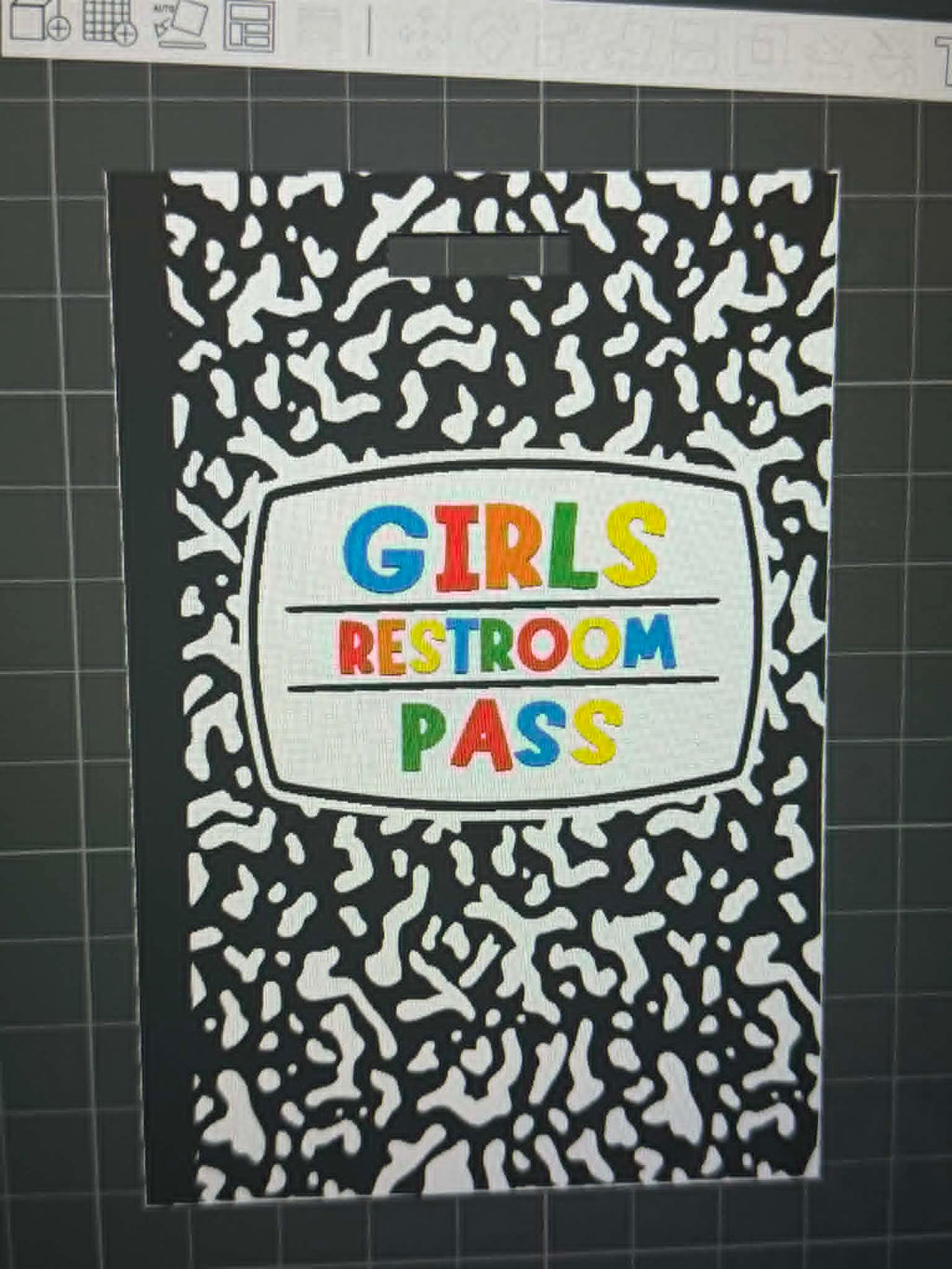 3D School Hall Passes Files