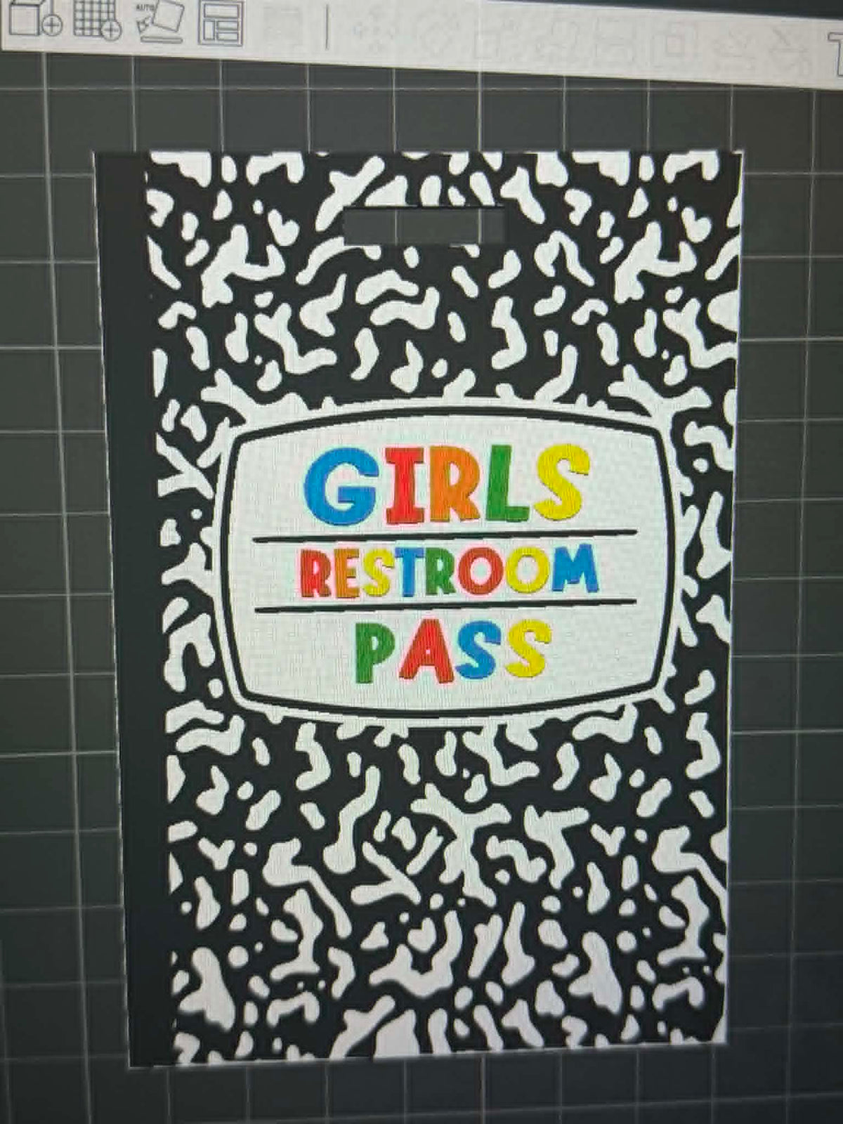 3D School Hall Passes Files