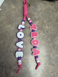 Letter Beads Horizontal Holes STL File