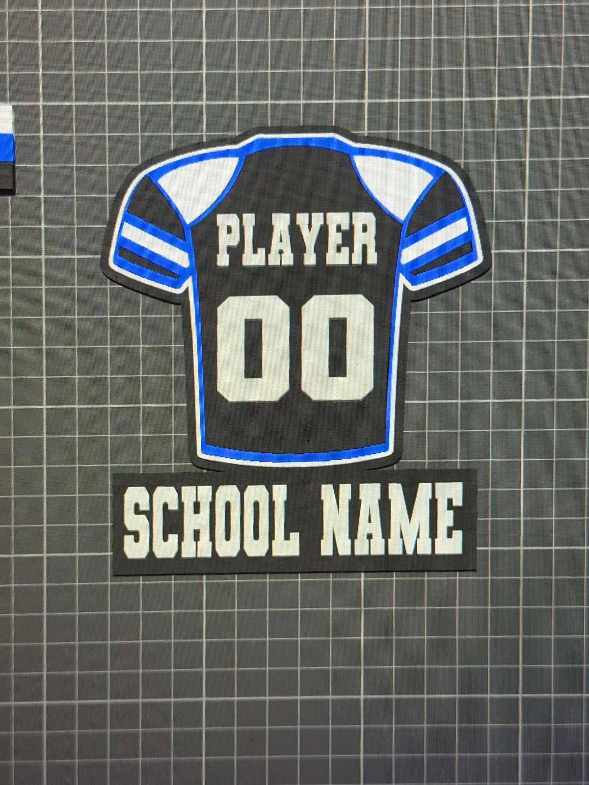 Jersey Spirit Stick Faceplate STL