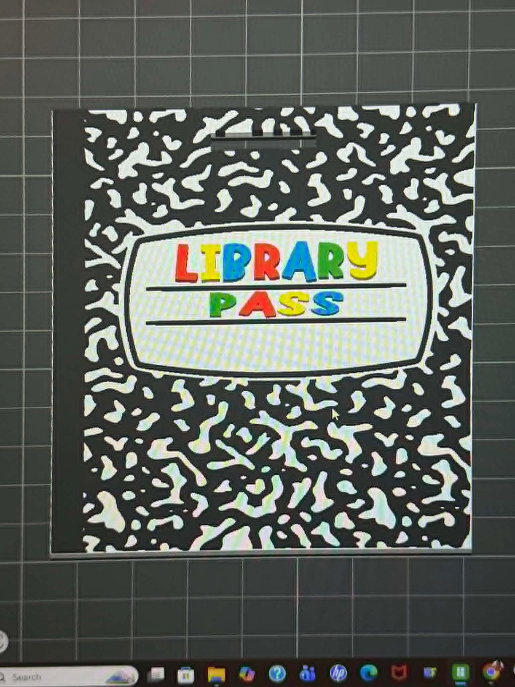 3D School Hall Passes Files