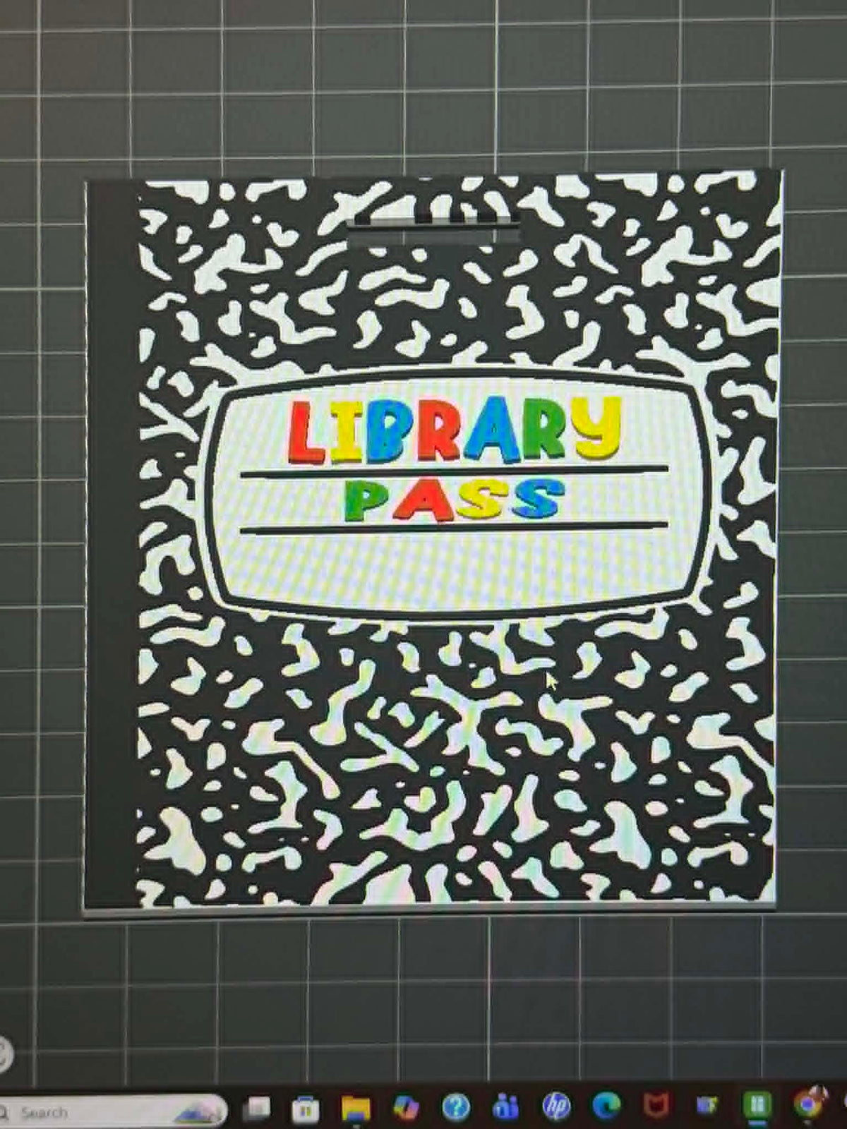 3D School Hall Passes Files