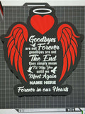 3D Goodbyes Memorial Lamp Base 3MF