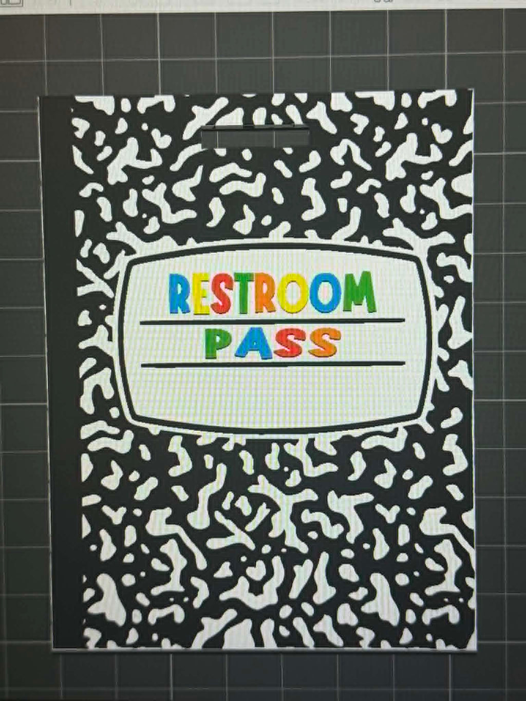 3D School Hall Passes Files