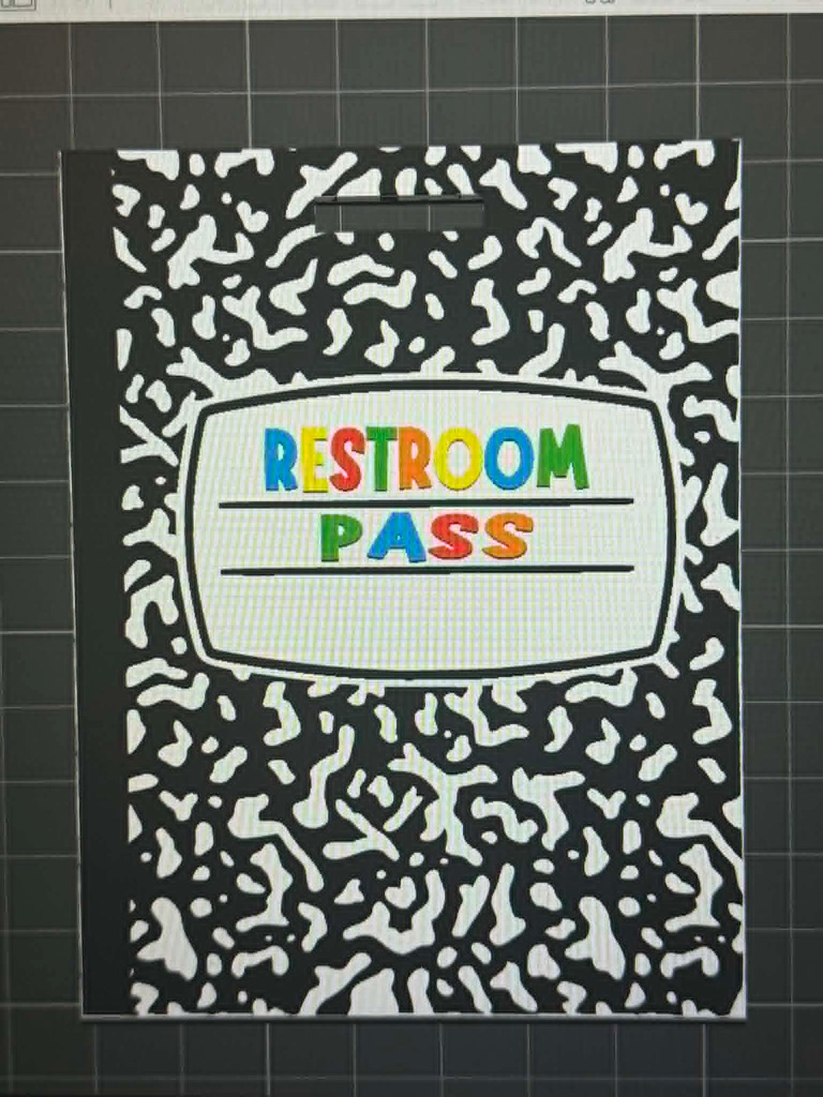 3D School Hall Passes Files