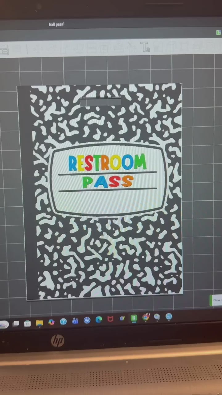 3D School Hall Passes Files